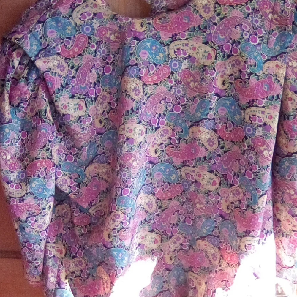Vibrant Paisley Women's Blouse - Picture 1 of 10